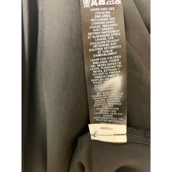 ASOS Design Black Matte Satin Maxi Slip Dress Women’s Size 14 - Picture 6 of 7